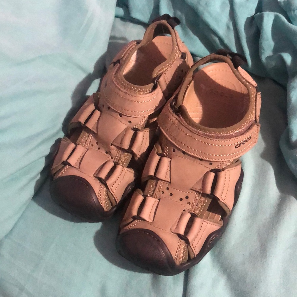 Gently used men’s size 7 Swiftwater Crocs Sandals
